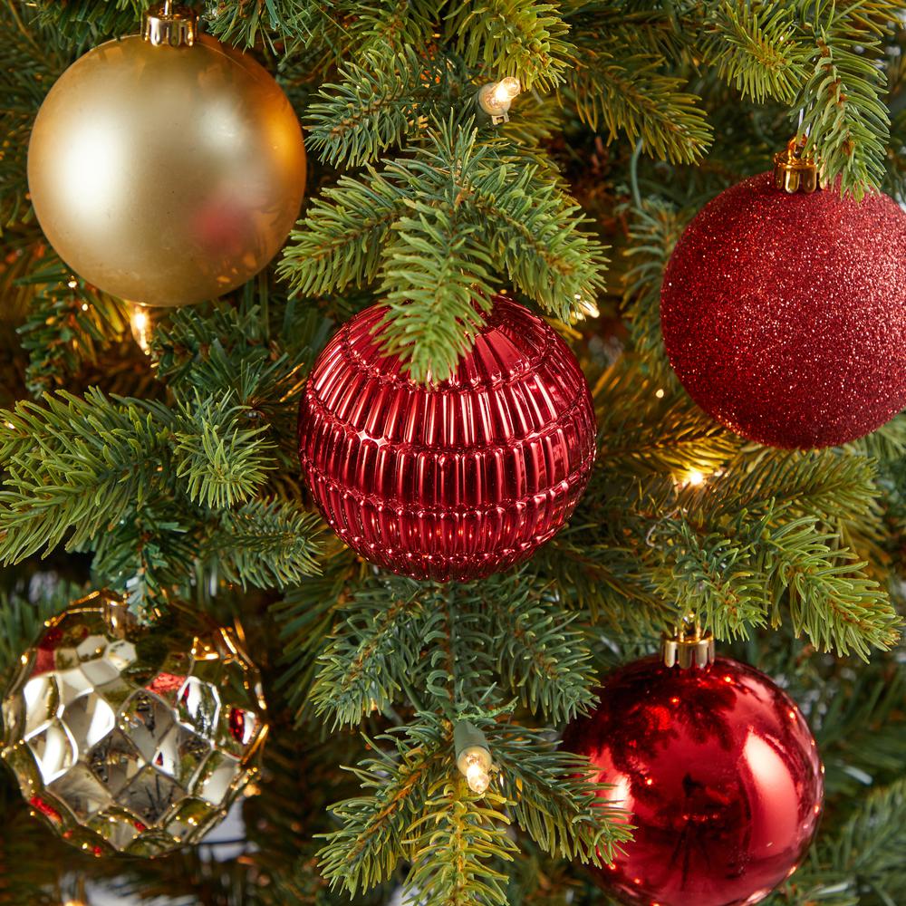 Holiday Shatterproof, 40 Count Christmas Tree Ornament Box Set. Picture 4