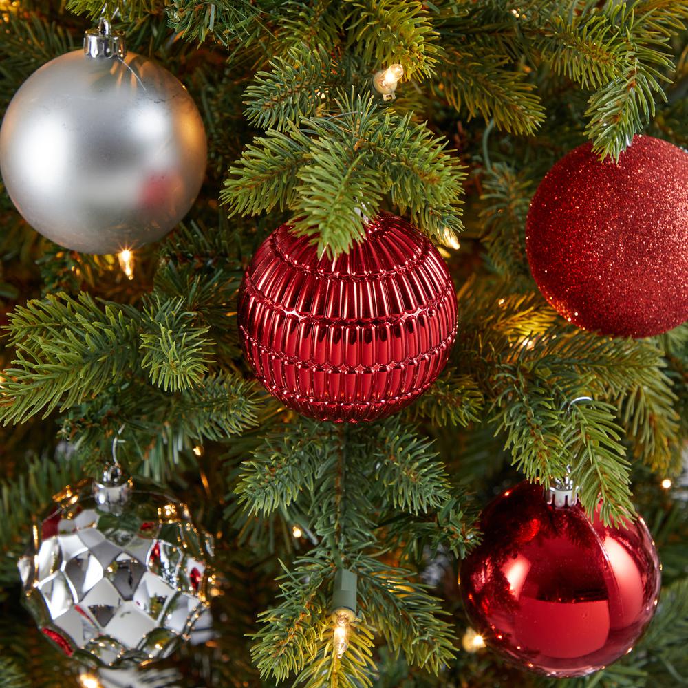 Holiday Shatterproof, 40 Count Christmas Tree Ornament Box Set. Picture 4