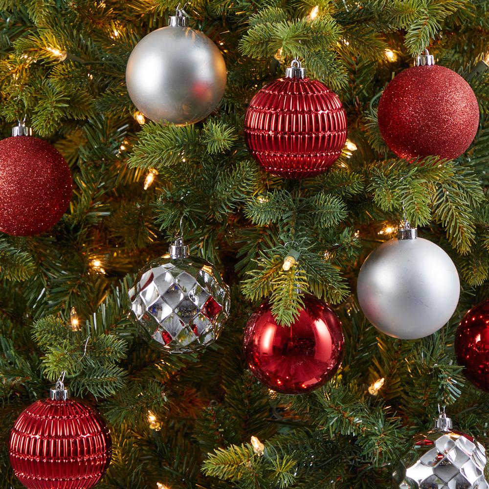 Holiday Shatterproof, 40 Count Christmas Tree Ornament Box Set. Picture 5