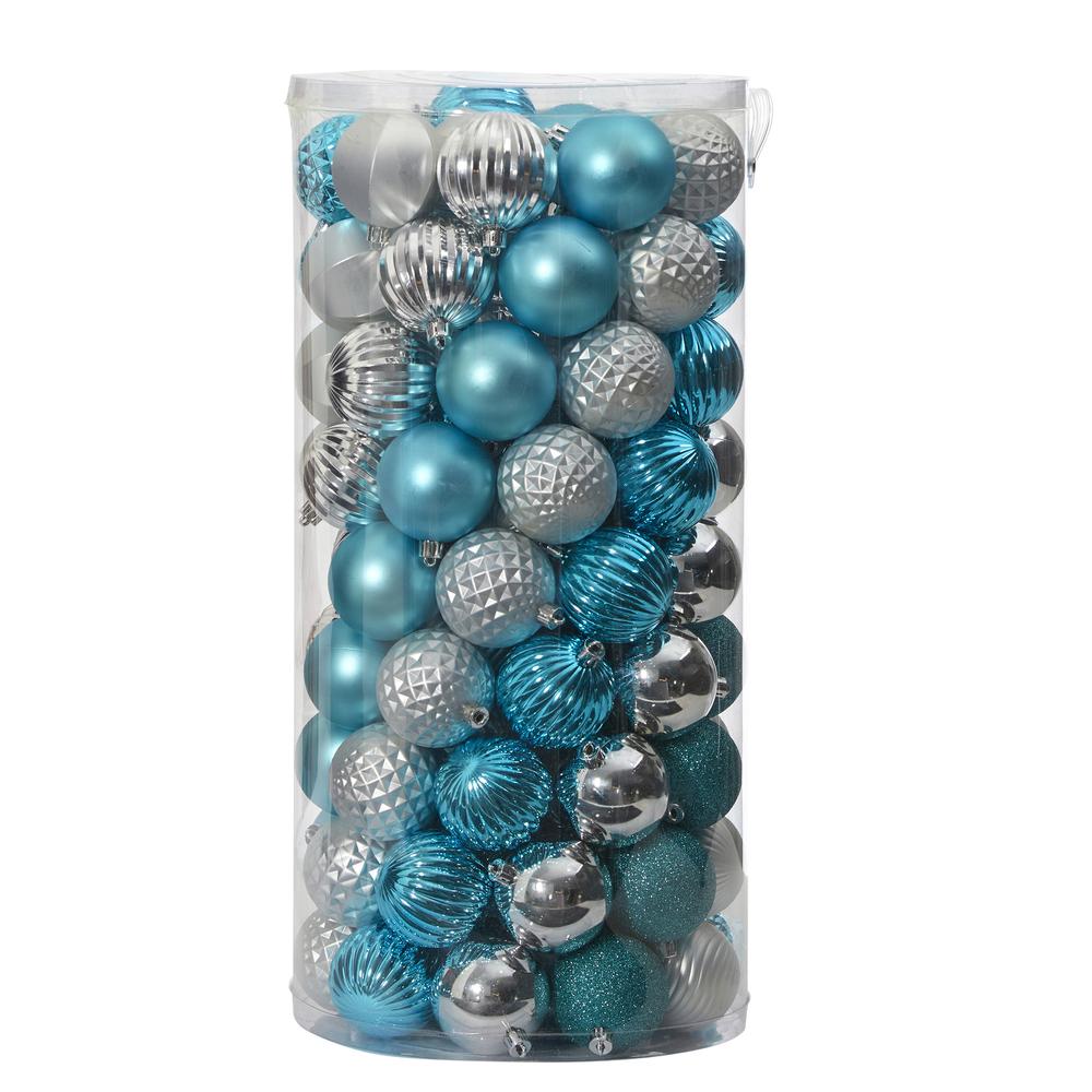 Holiday Shatterproof, 101 Count Christmas Tree Ornament Set. Picture 1