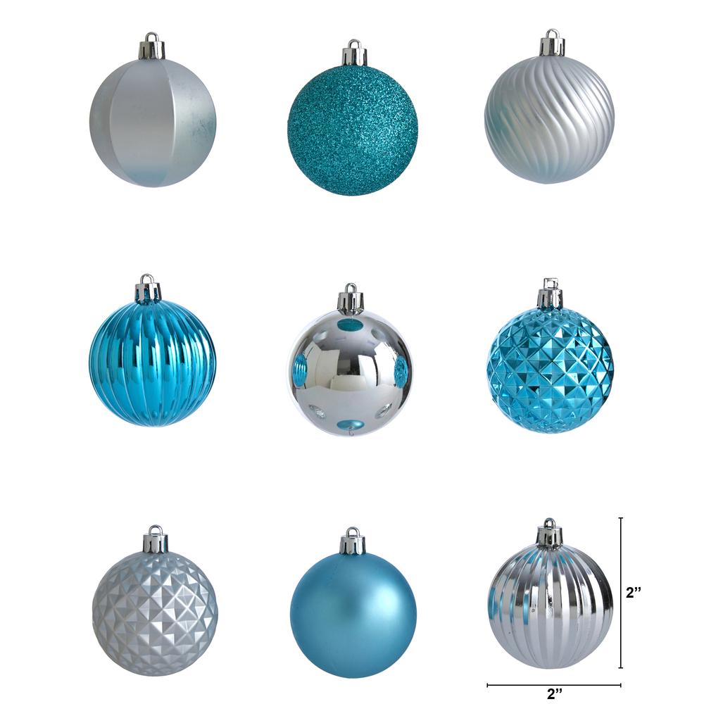 Holiday Shatterproof, 101 Count Christmas Tree Ornament Set. Picture 2