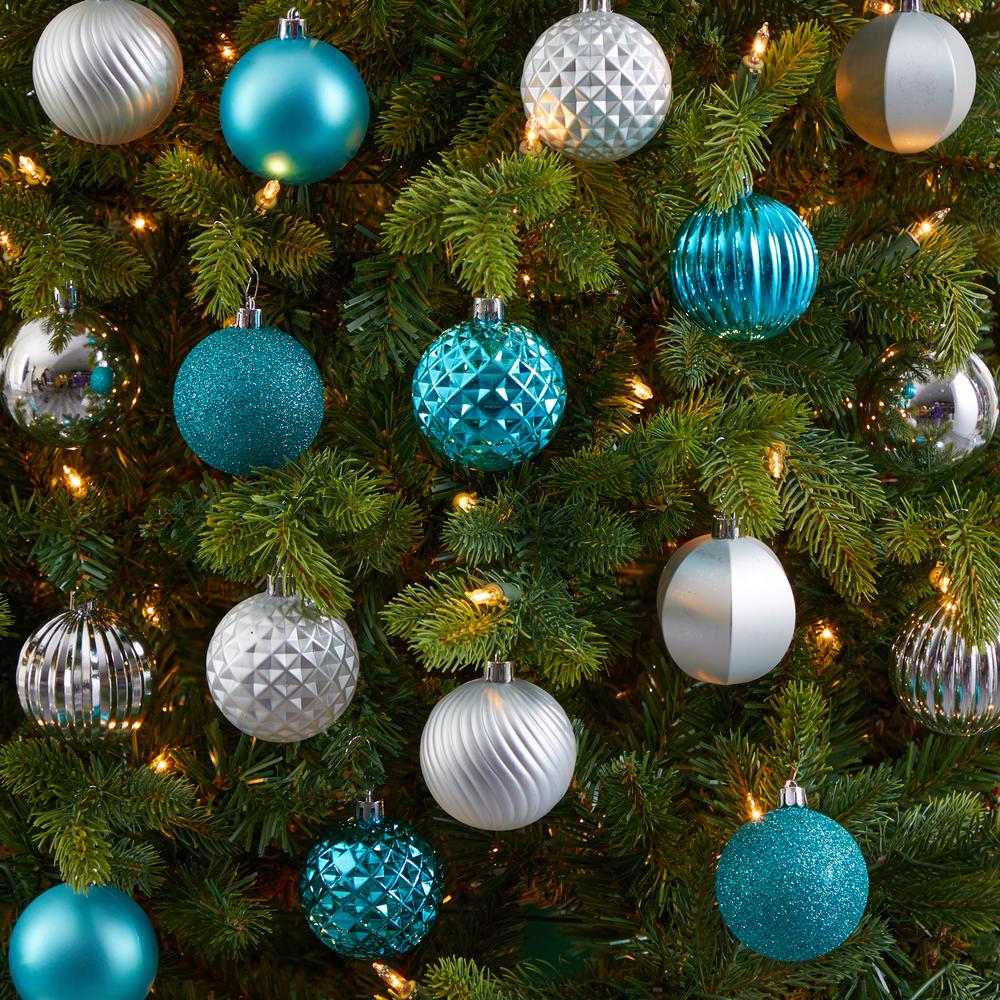 Holiday Shatterproof, 101 Count Christmas Tree Ornament Set. Picture 4