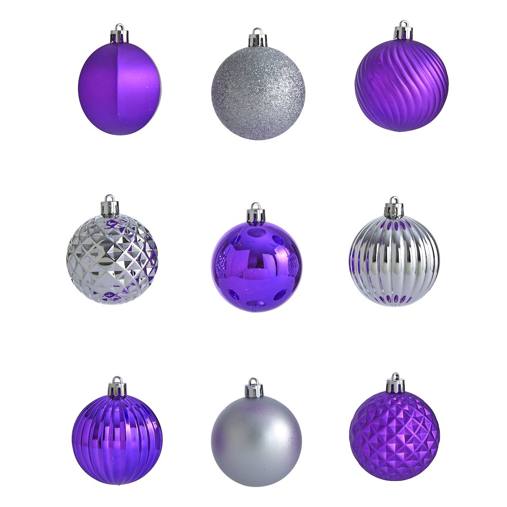 Holiday Shatterproof, 101 Count Christmas Tree Ornament Set. Picture 3
