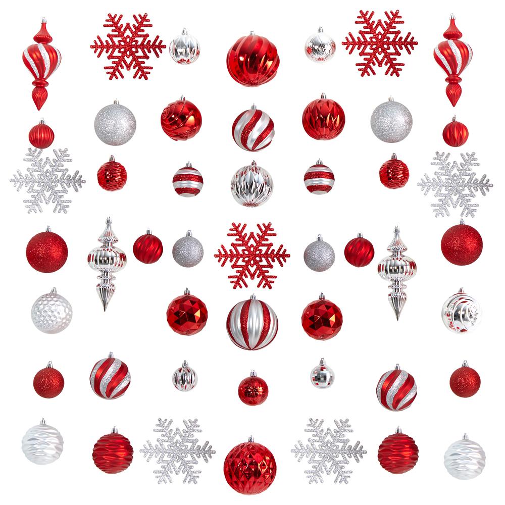 Holiday Deluxe Shatterproof, 81  Count Christmas Tree Ornament Box Set. Picture 2
