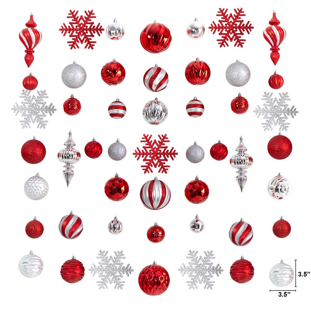 Holiday Deluxe Shatterproof, 81  Count Christmas Tree Ornament Box Set. Picture 3