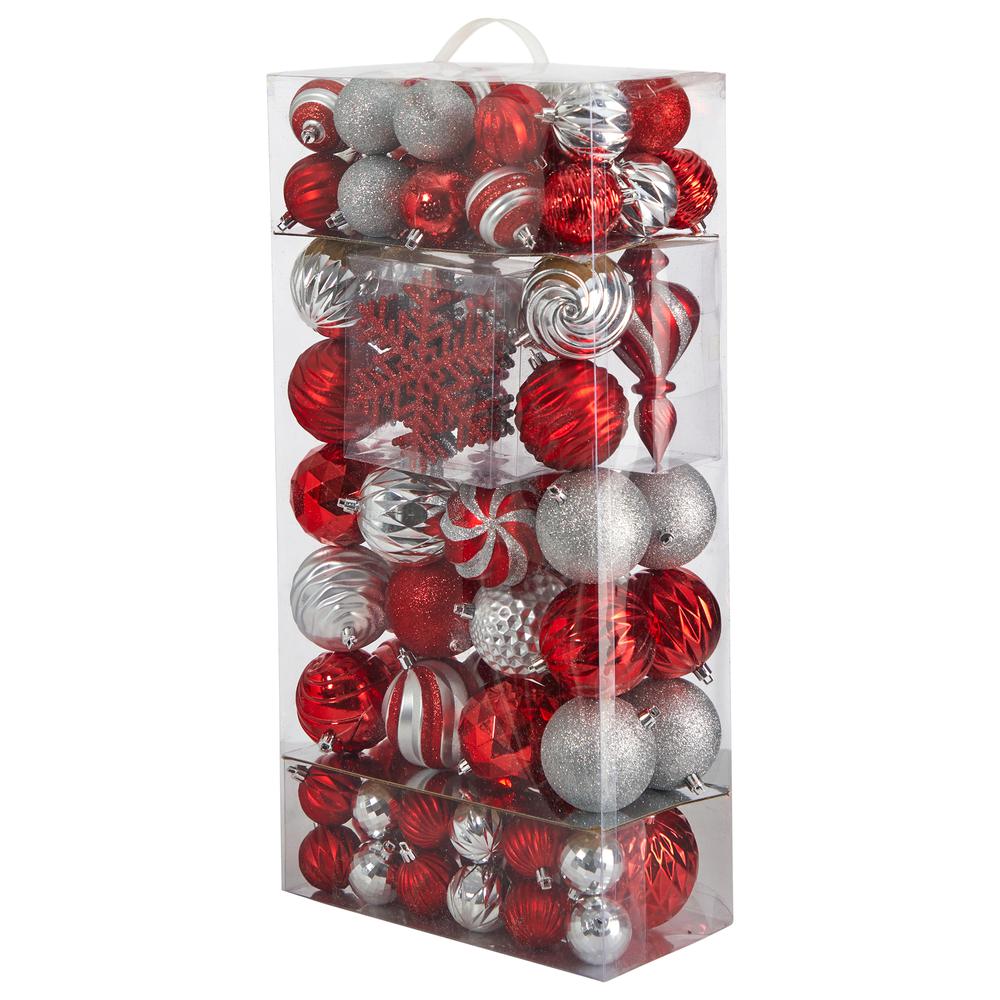Holiday Deluxe Shatterproof, 81  Count Christmas Tree Ornament Box Set. Picture 4