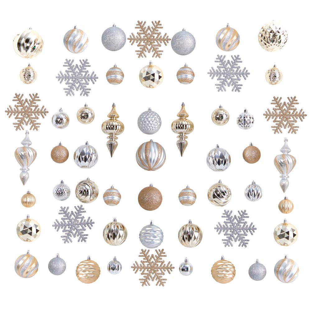 Holiday Deluxe Shatterproof, 81 Count Christmas Tree Ornament Box Set. Picture 2