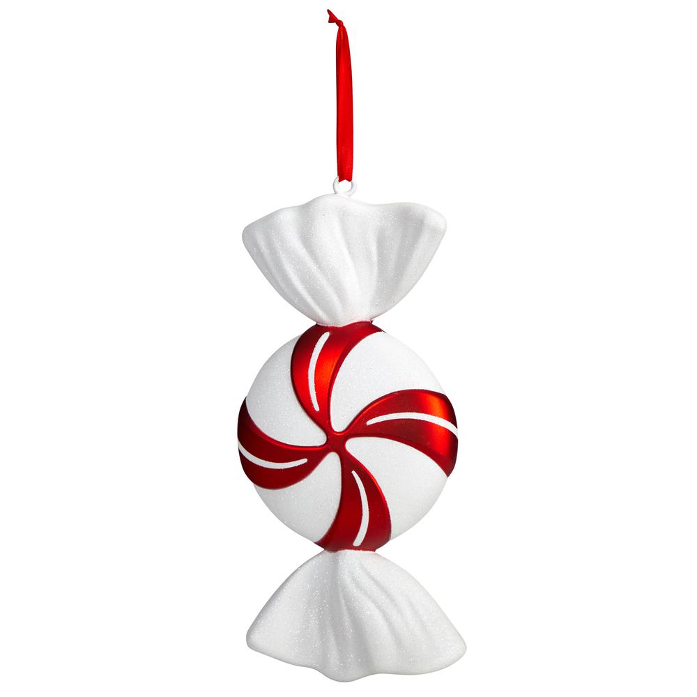 Jumbo Assorted Candy Holiday Christmas Deluxe Shatterproof Ornament Set of 4. Picture 4