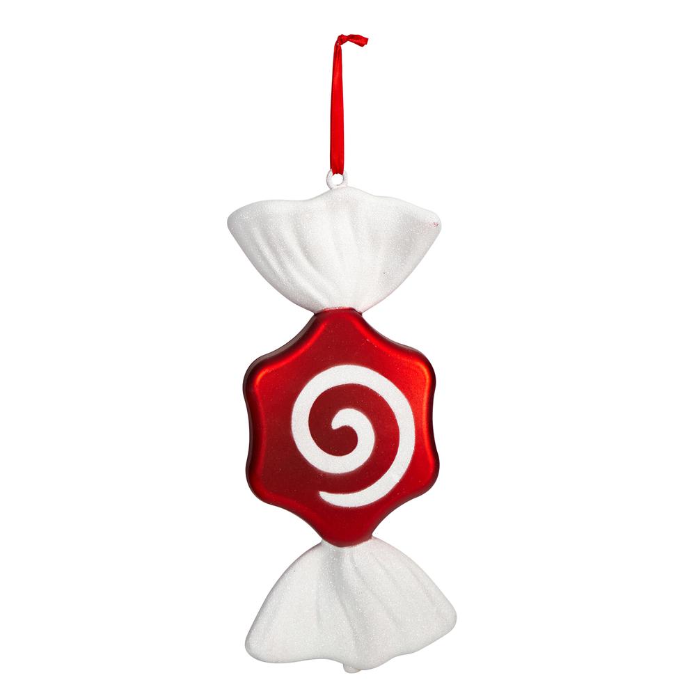 Jumbo Assorted Candy Holiday Christmas Deluxe Shatterproof Ornament Set of 4. Picture 5