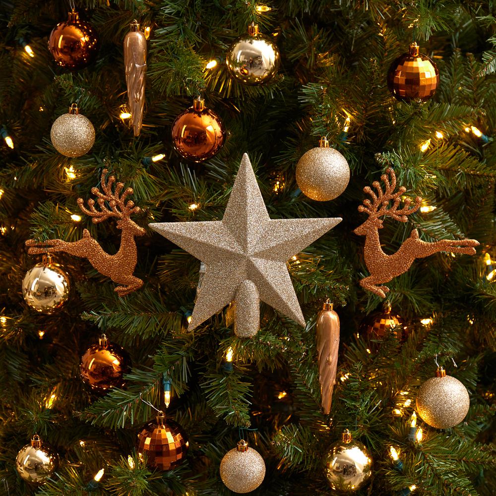 Holiday Christmas 40 Count 3in. Lux Shatterproof Ornament Set. Picture 5