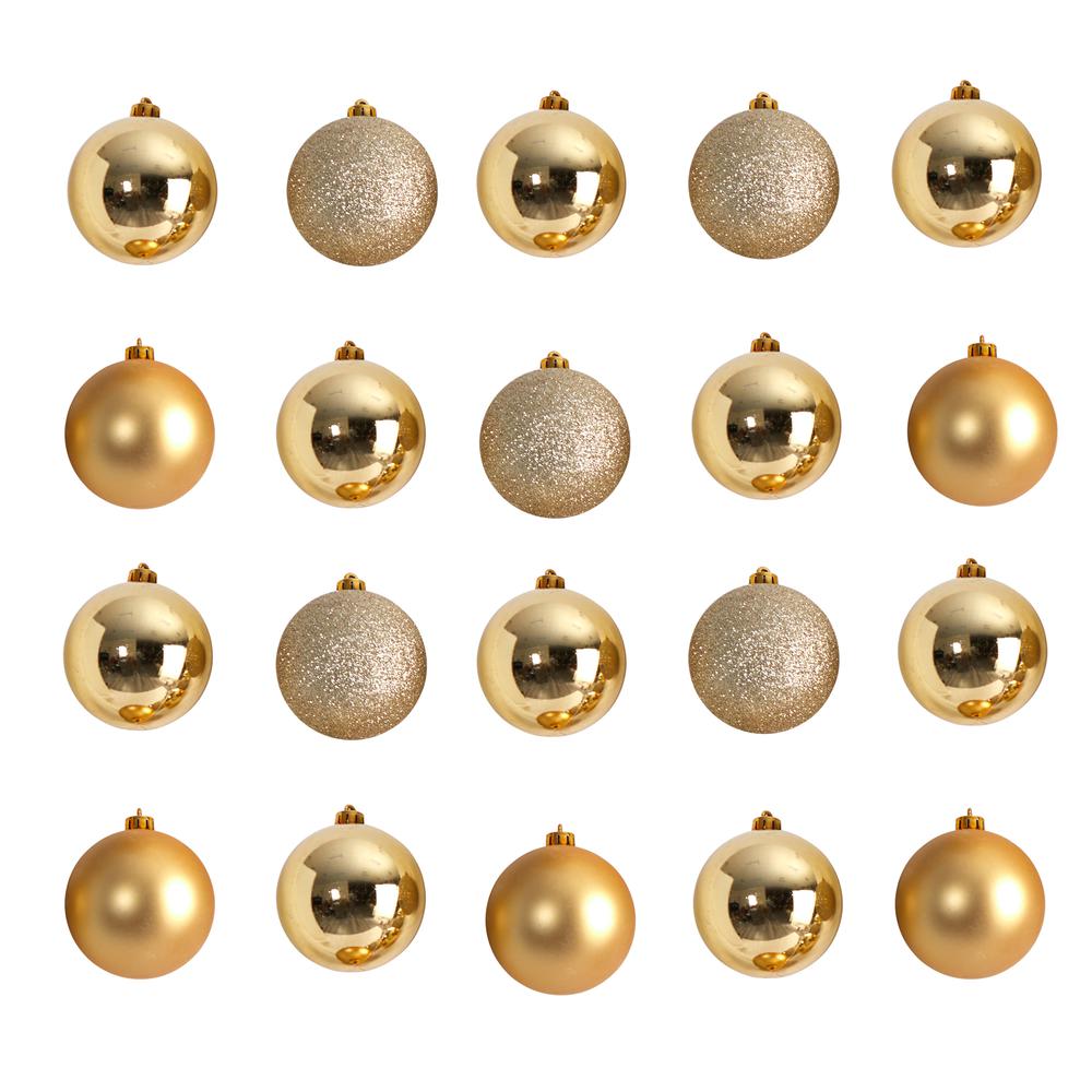 Holiday Christmas 20 Count 3in. Shatterproof Ornament Set. Picture 1