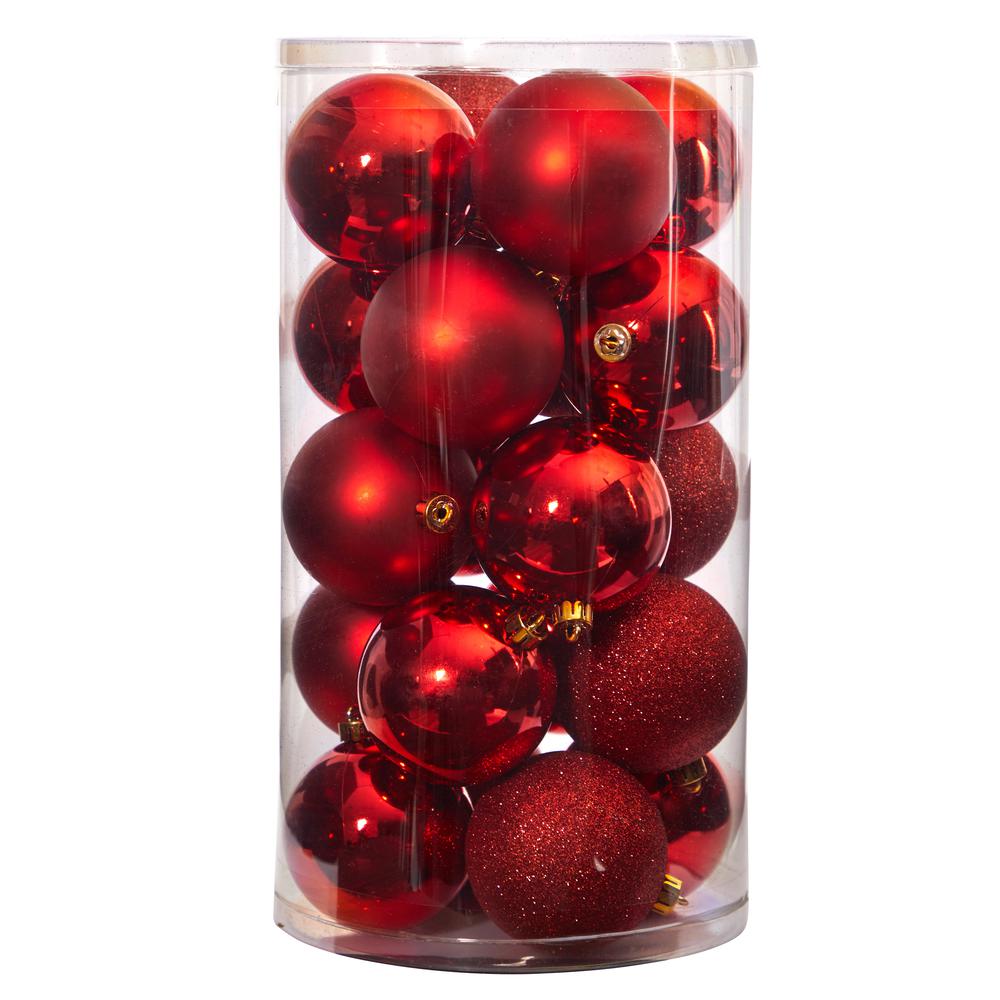 Holiday Christmas 20 Count 3in. Shatterproof Ornament Set. Picture 3