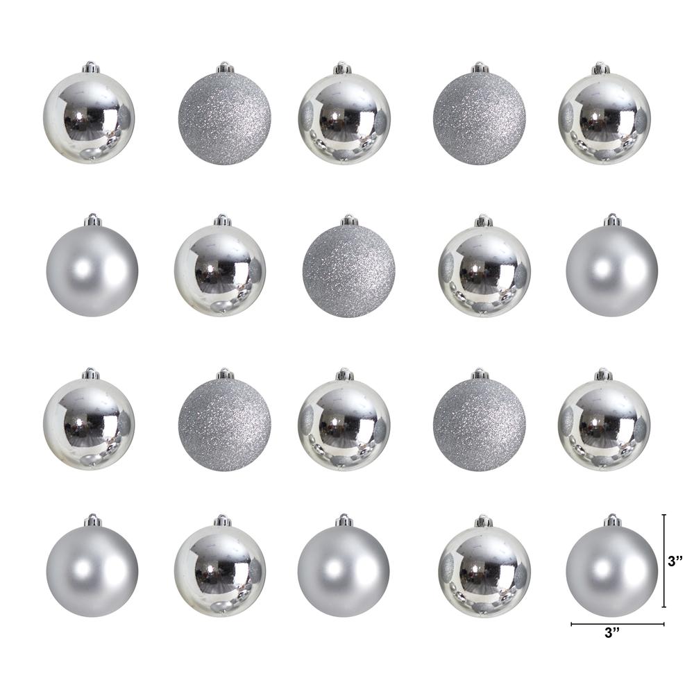 Holiday Christmas 20 Count 3in. Shatterproof Ornament Set. Picture 2
