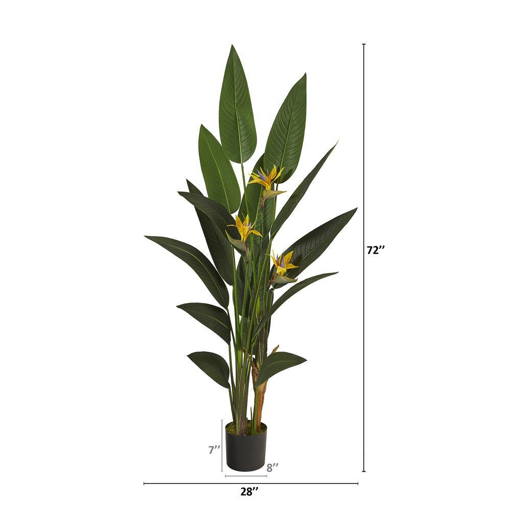 6ft. Bird of Paradise Artificial Plant. Picture 4