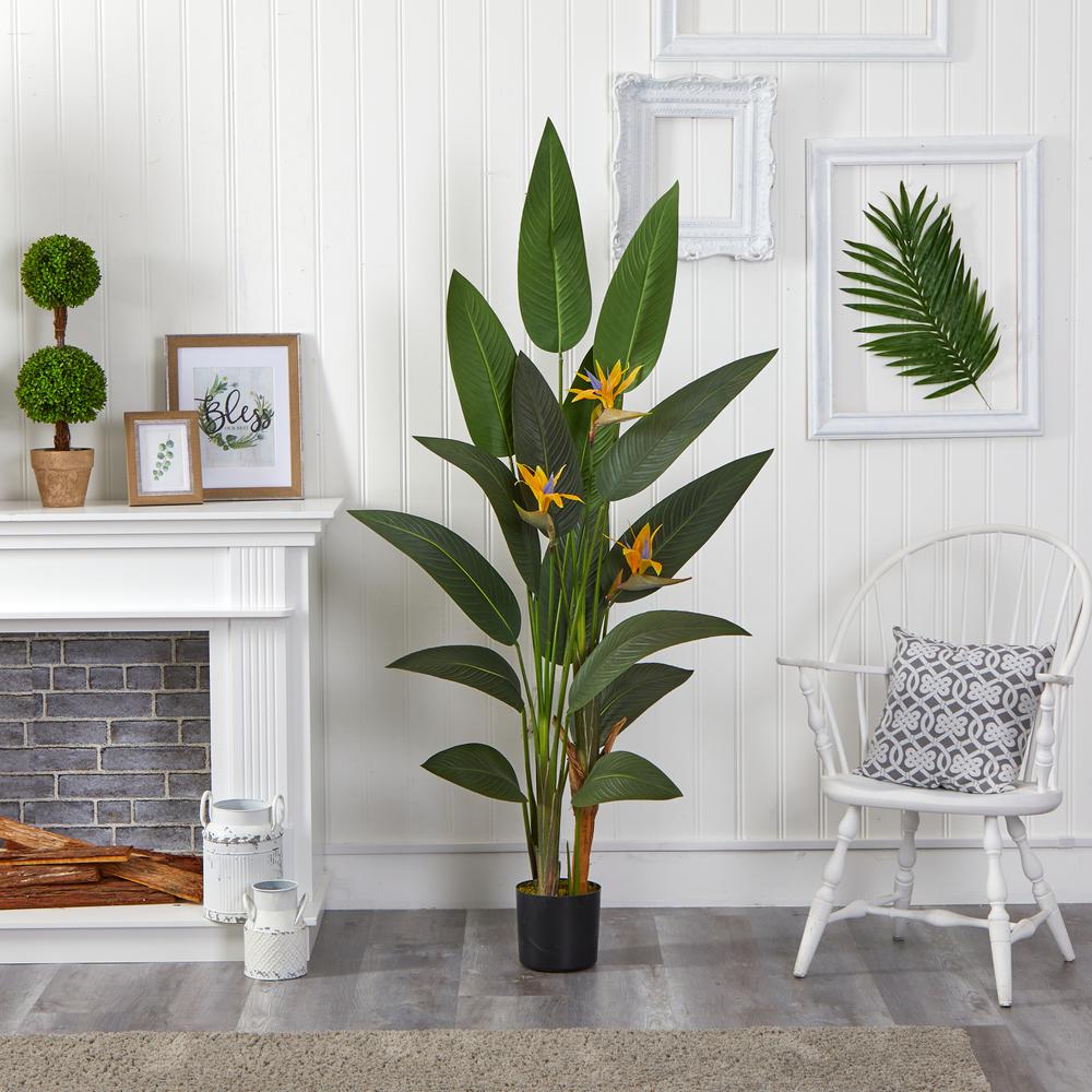 6ft. Bird of Paradise Artificial Plant. Picture 3