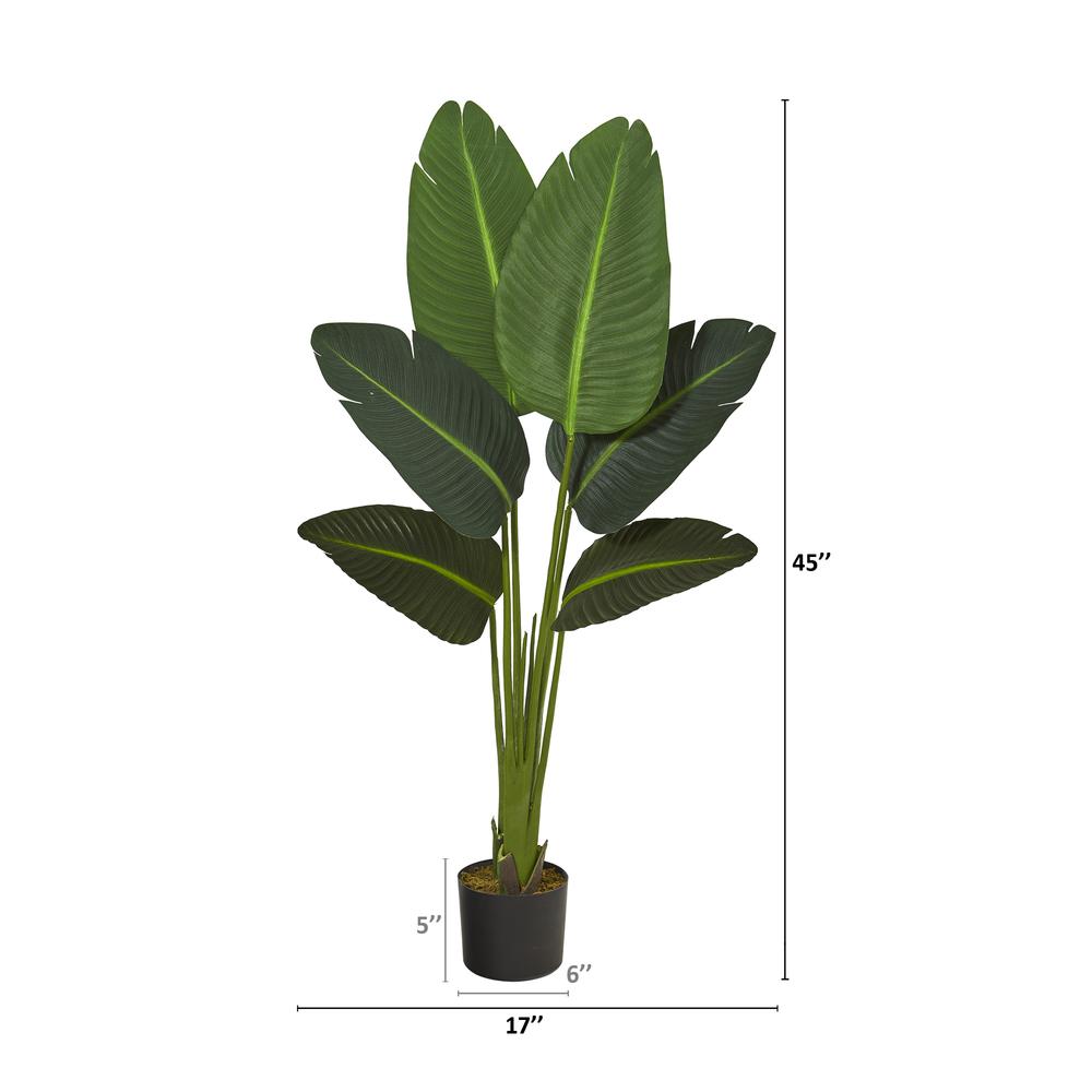 45in. Travelers Palm Artificial Plant (Real Touch). Picture 4