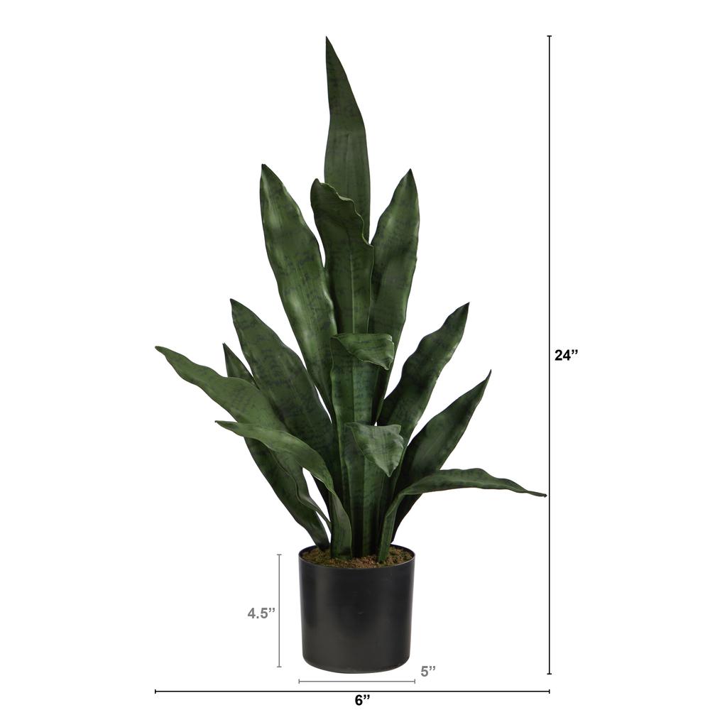 2ft. Sansevieria Artificial Plant. Picture 3