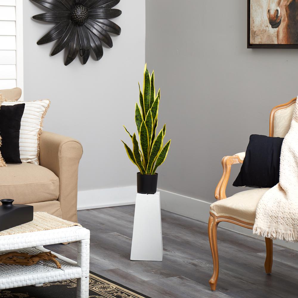 30in. Sansevieria Artificial Plant. Picture 2