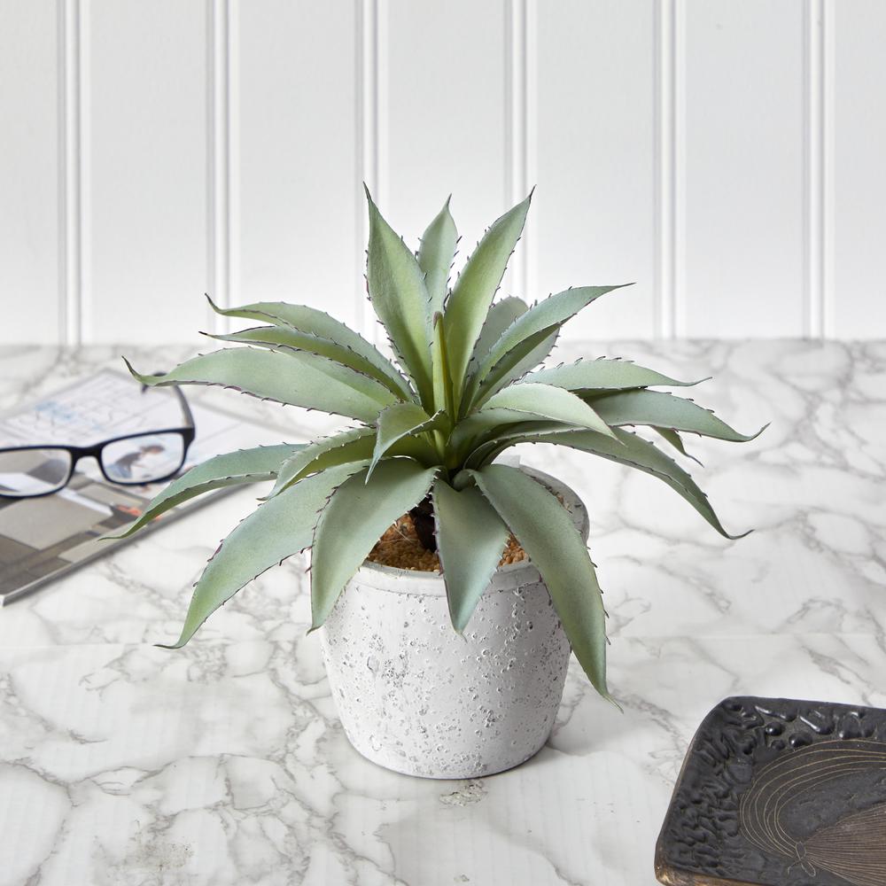 9in. Aloe Succulent Artificial Plant. Picture 4