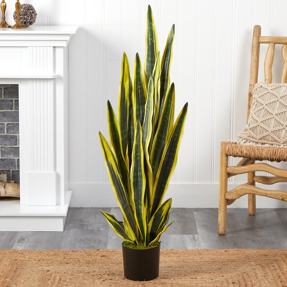 4ft. Sansevieria Artificial Plant. Picture 3