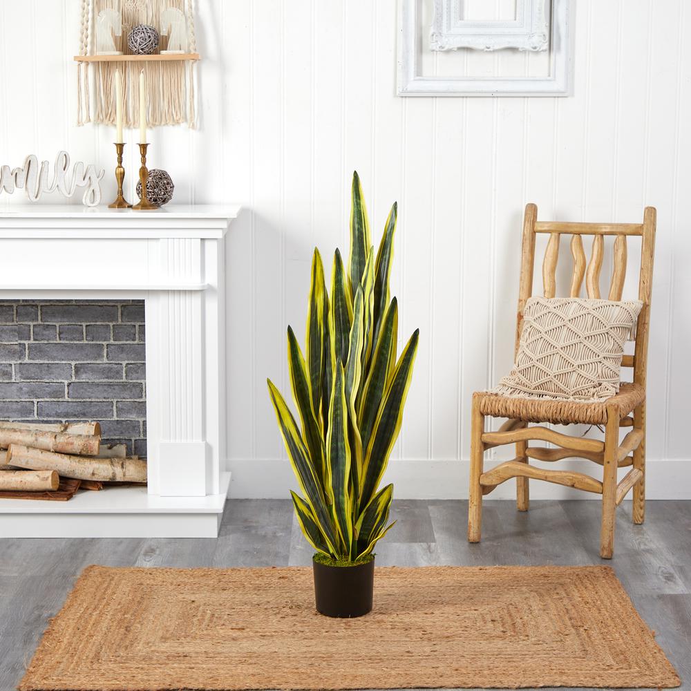 4ft. Sansevieria Artificial Plant. Picture 4