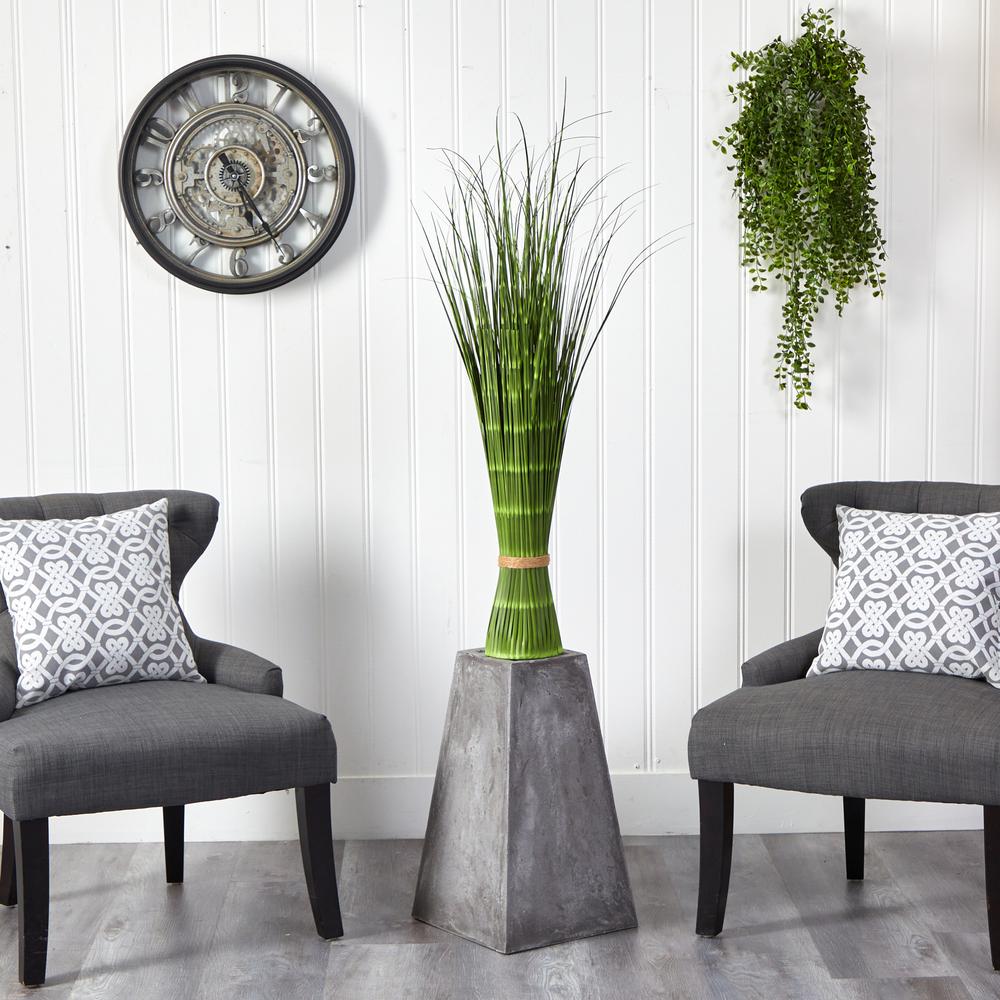 40in. Onion Grass Artificial Plant. Picture 2