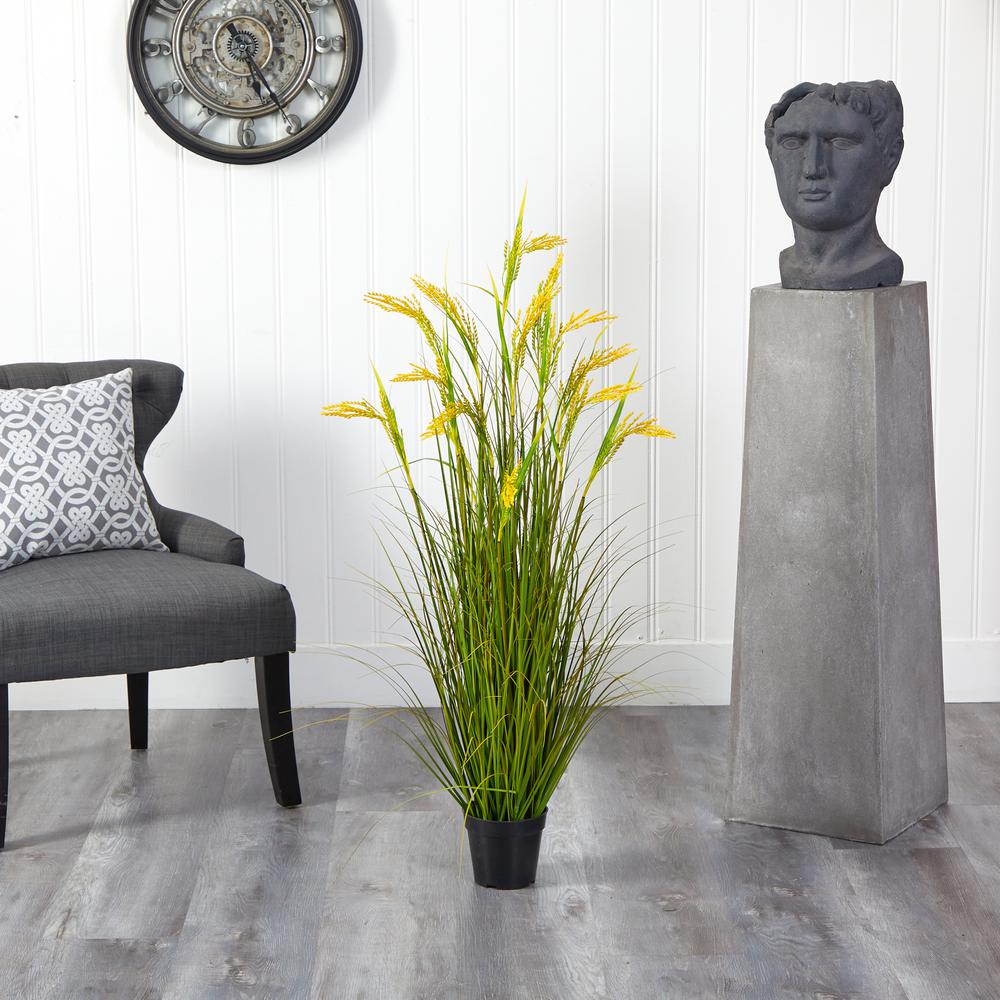 3.5ft. Wheat Grain Artificial Plant. Picture 3