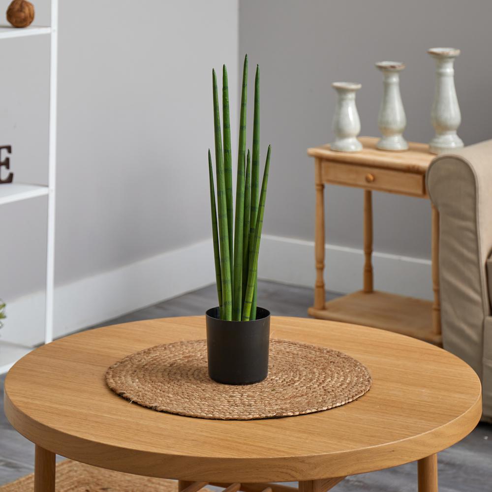 23in. Sansevieria Snake Artificial Plant. Picture 3