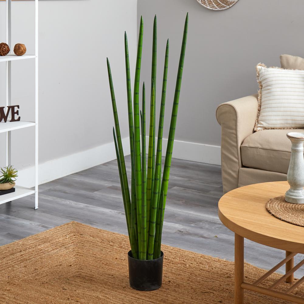 4ft. Sansevieria Snake Artificial Plant. Picture 4