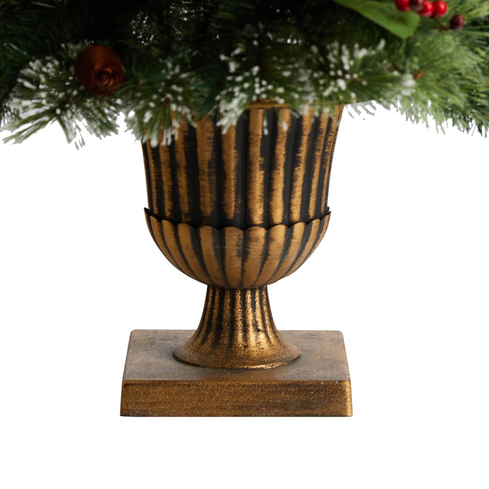 3ft. Holiday Pre-Lit Snow Tip Greenery. Picture 5