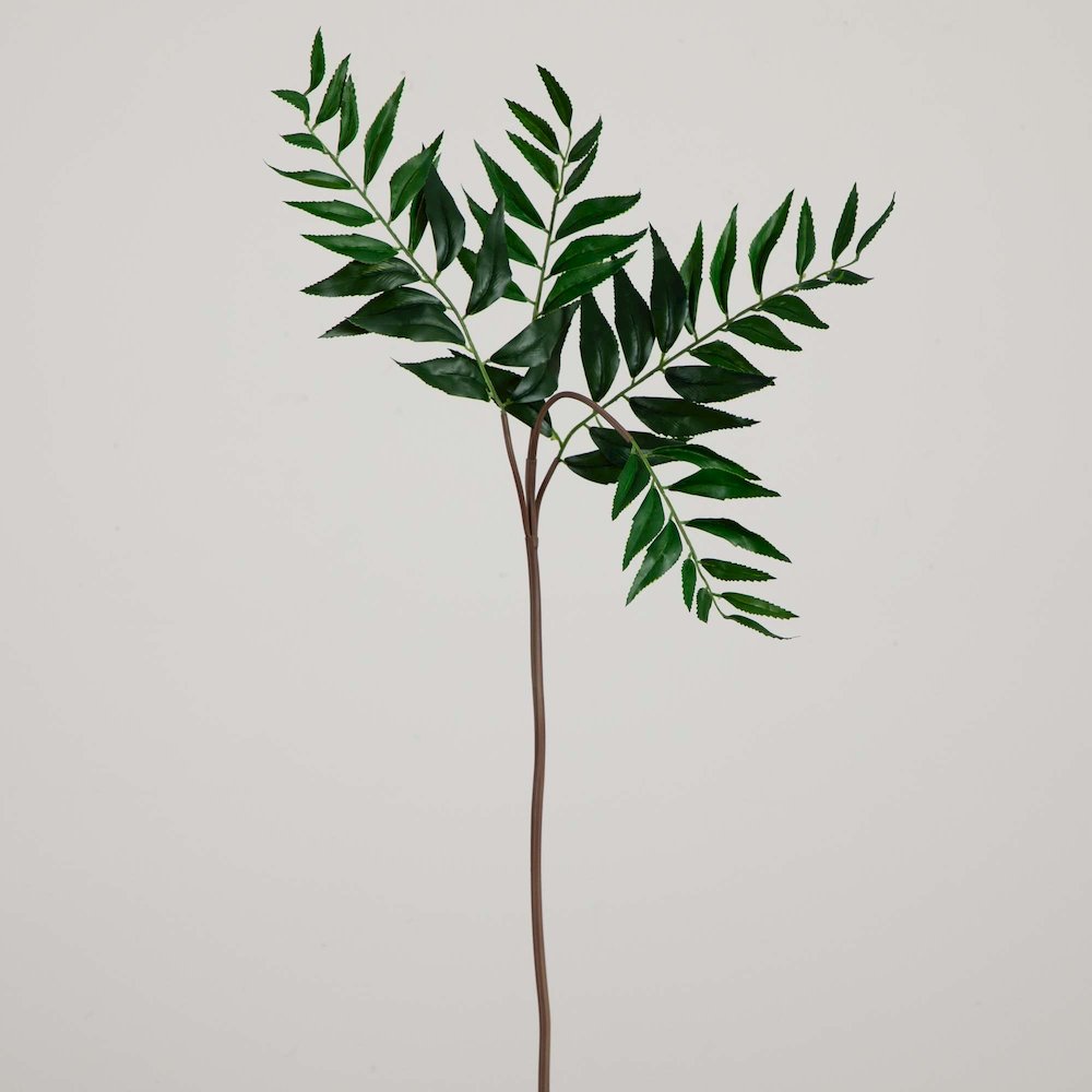 38in. Artificial Palmate Fern Stems, Set of 3. Picture 7