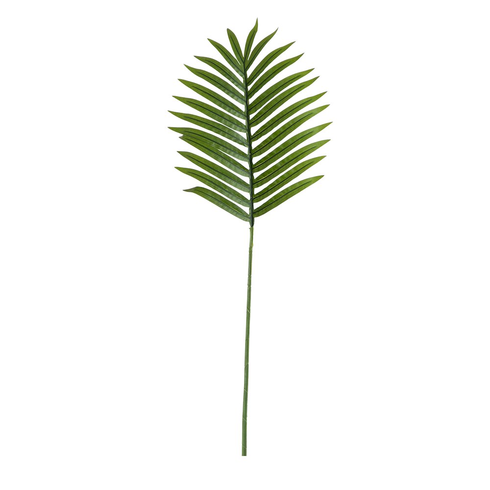33in. Artificial Palm Frond Stems, Set of 3. Picture 1