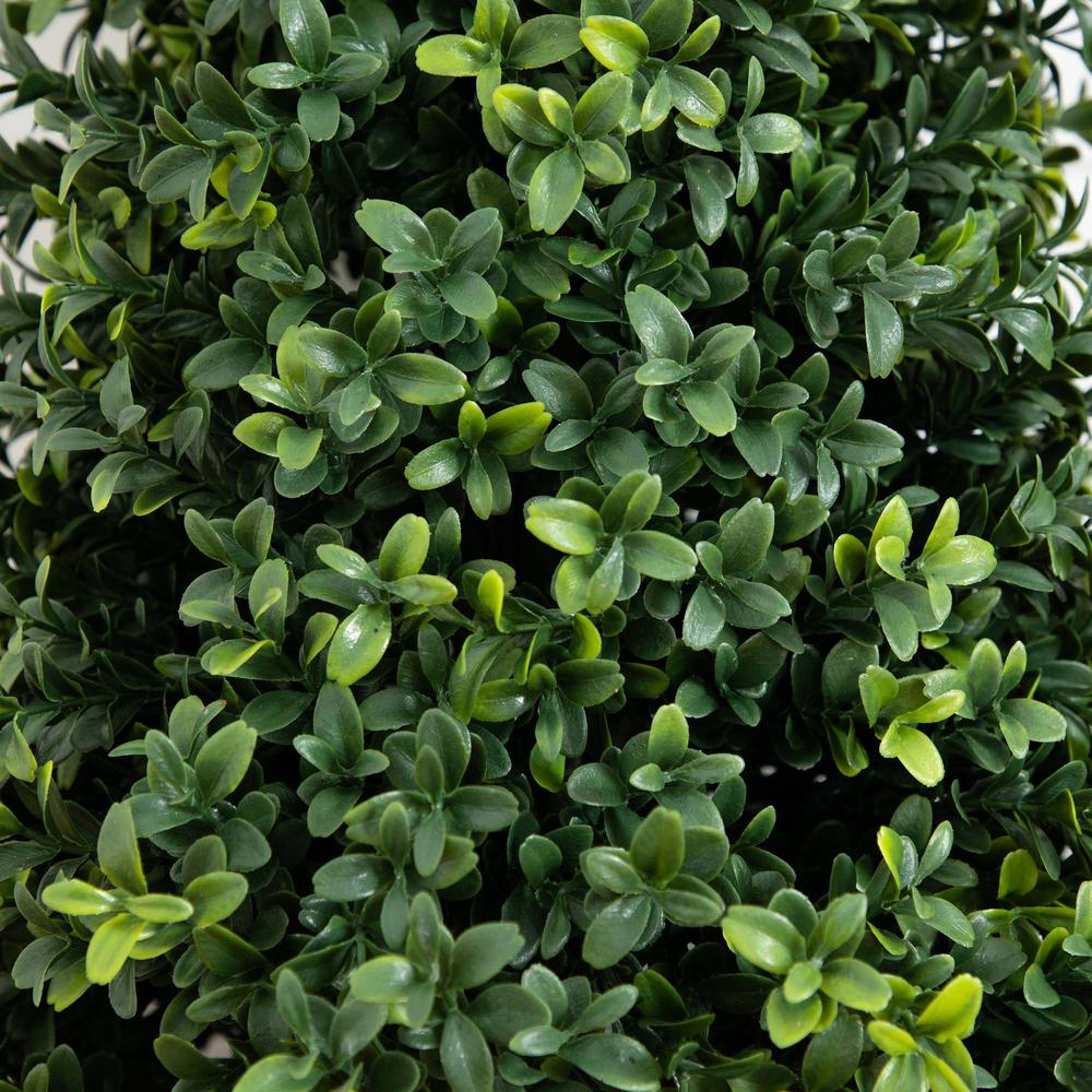 Boxwood Plant with Integrated Ground Stake (Indoor/Outdoor) - Set of 2. Picture 2