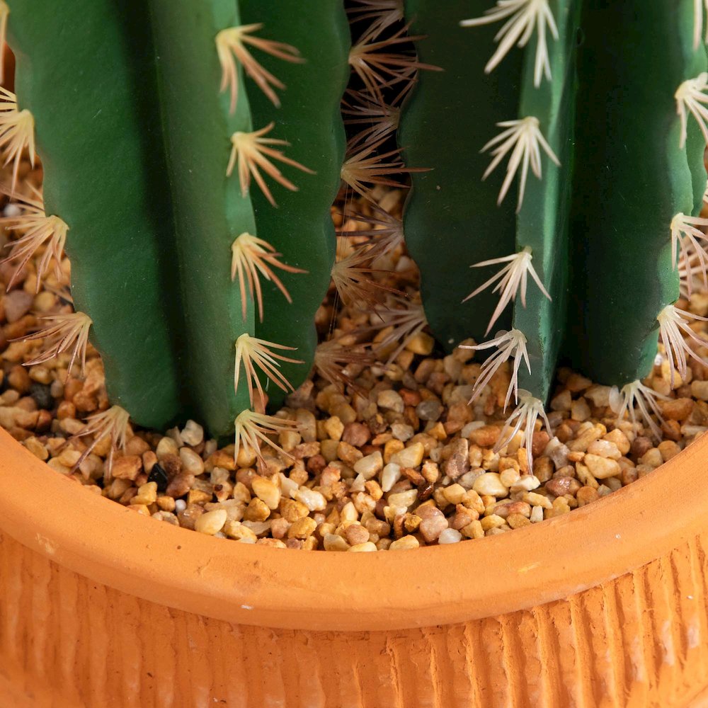 5ft. Artificial Cactus in Terracotta Planter. Picture 7