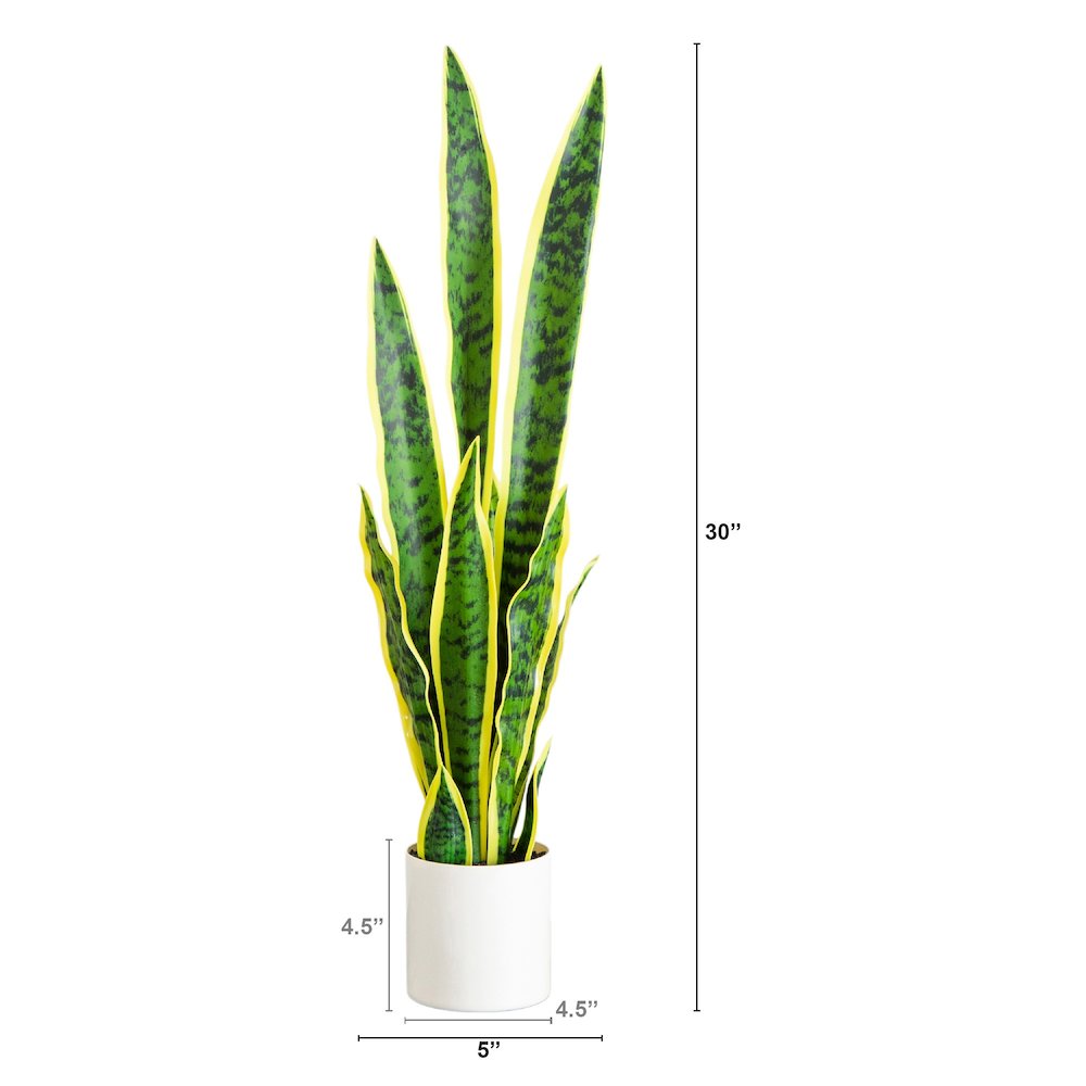 30in. Artificial Sansevieria Plant. Picture 1