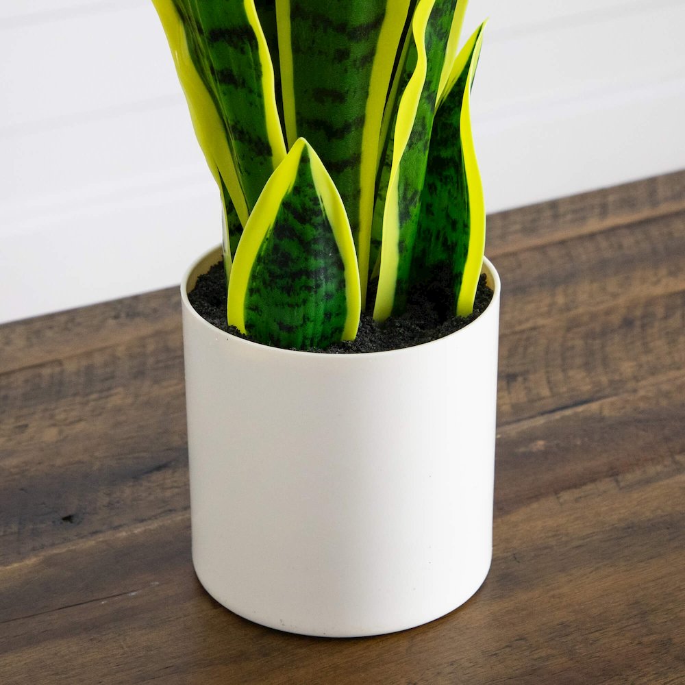 30in. Artificial Sansevieria Plant. Picture 2