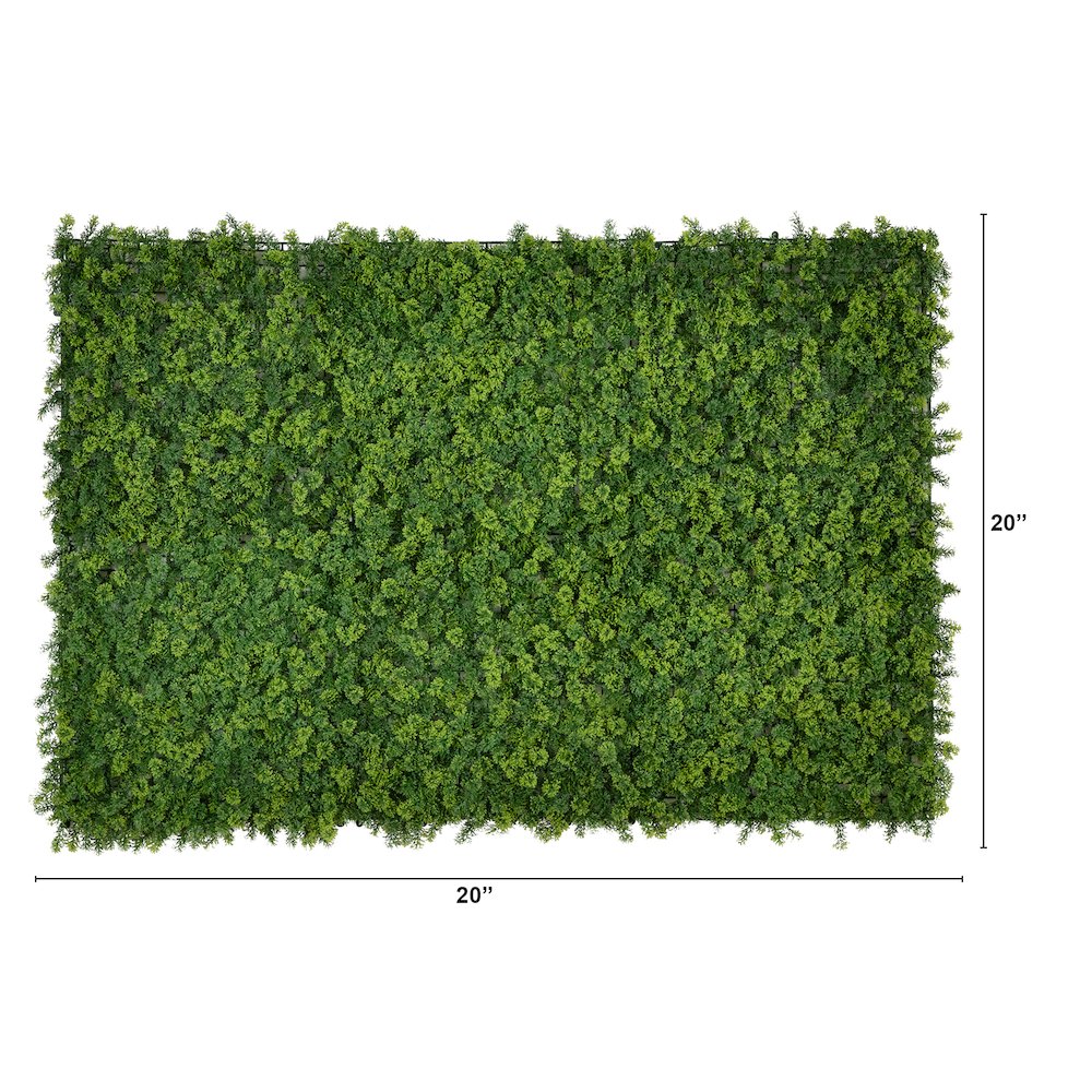UV Resistant Irish Green Meadow Artificial Living Wall Panels - Set of 6. Picture 2