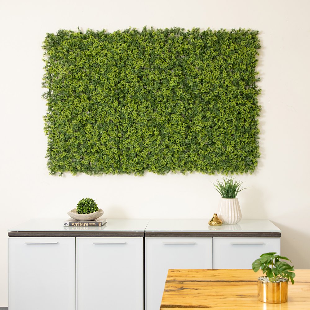 UV Resistant Irish Green Meadow Artificial Living Wall Panels - Set of 6. Picture 7