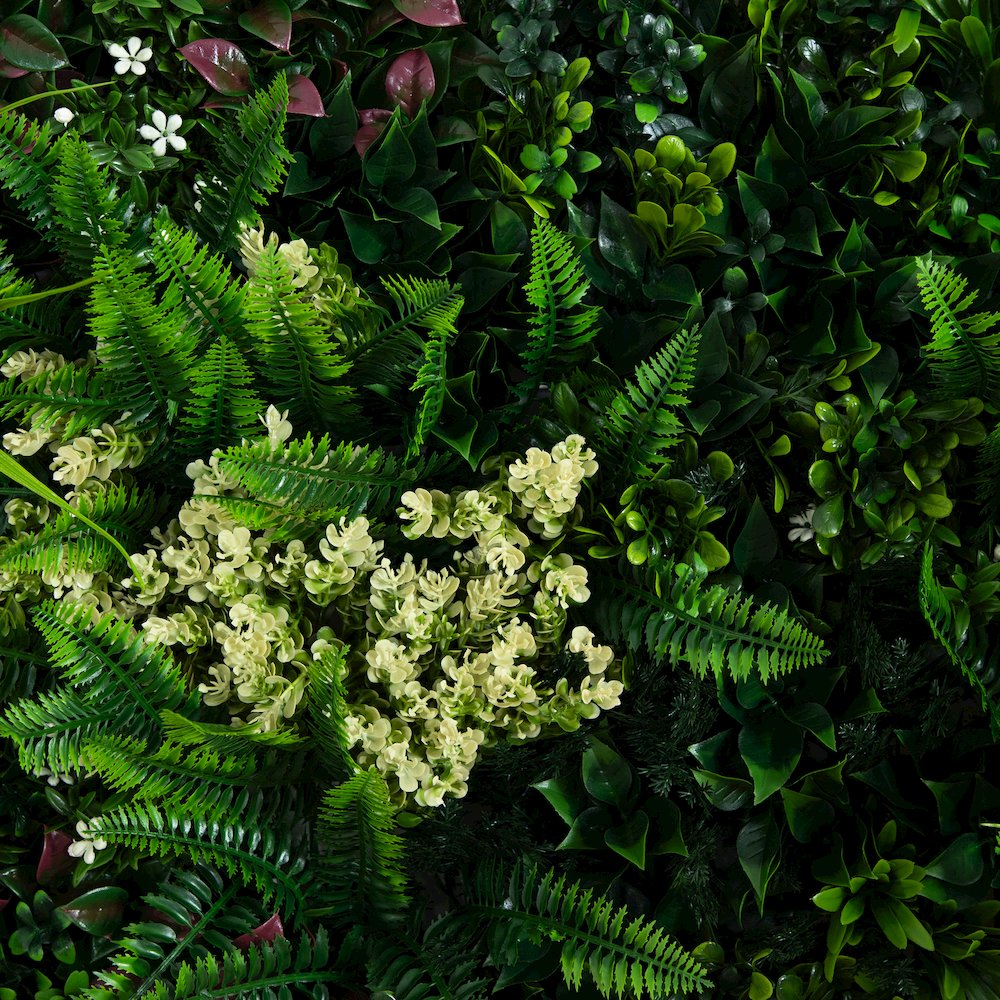 20in. x 20in. UV Resistant Corfu Island Artificial Living Wall Panels - Set of 3. Picture 4