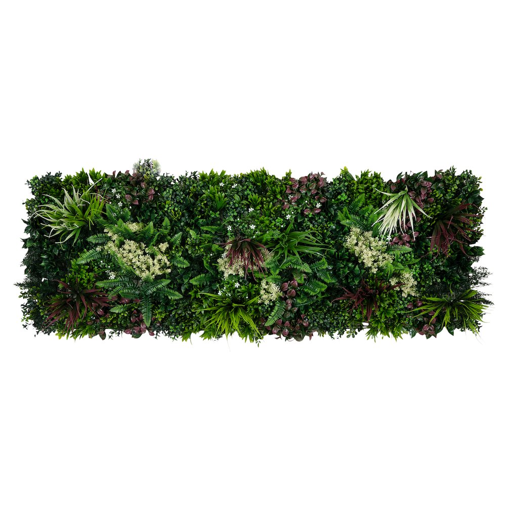 20in. x 20in. UV Resistant Corfu Island Artificial Living Wall Panels - Set of 3. Picture 5