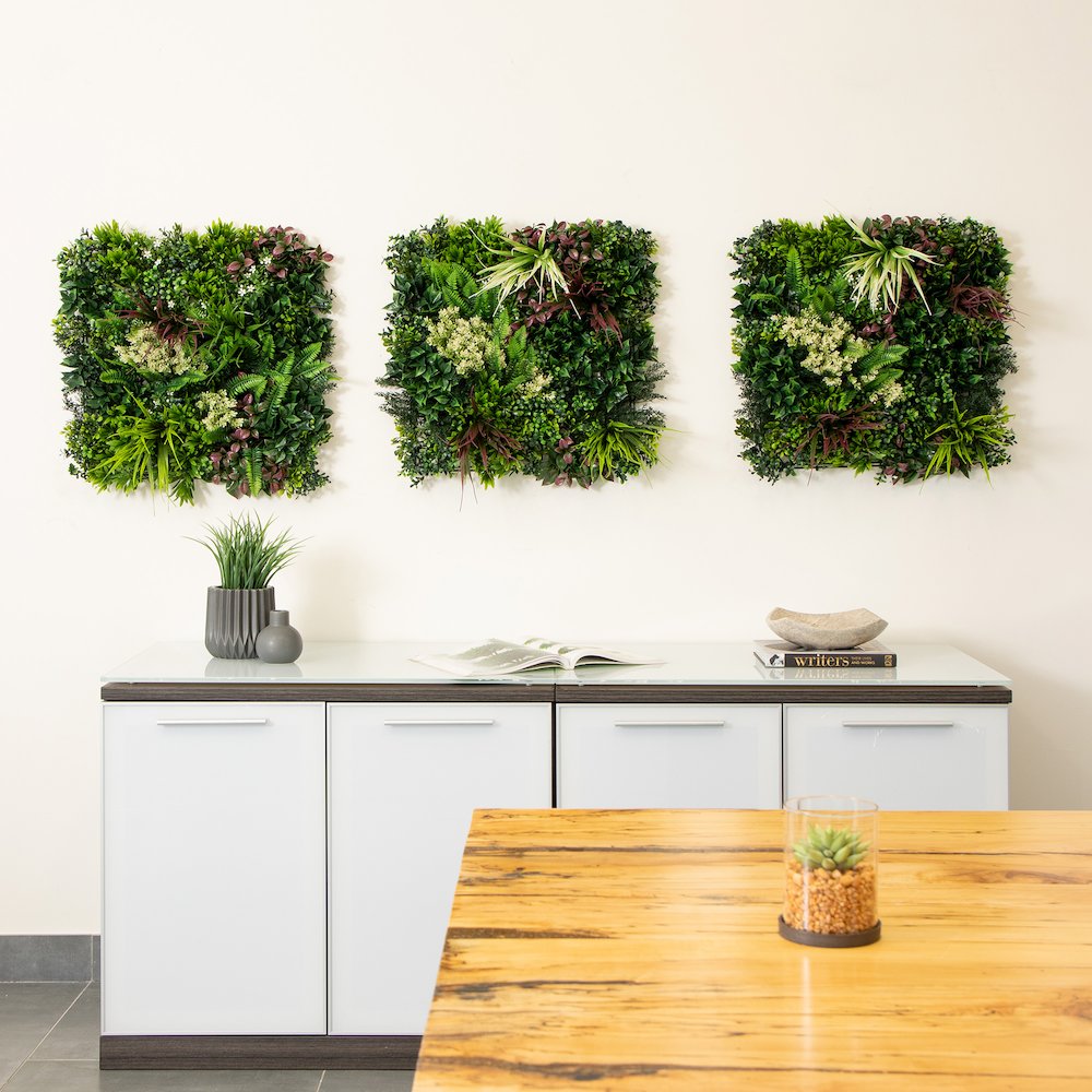 20in. x 20in. UV Resistant Corfu Island Artificial Living Wall Panels - Set of 3. Picture 13