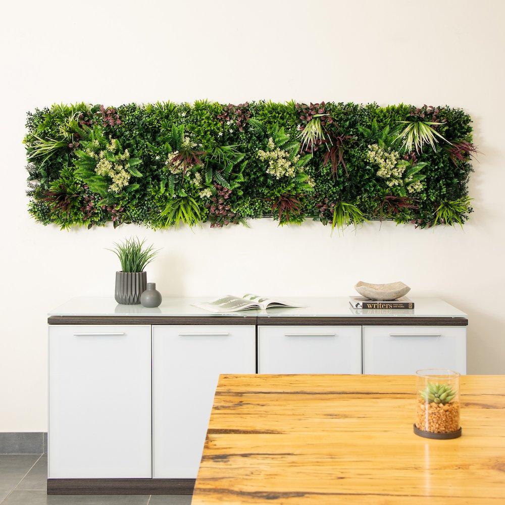 20in. x 20in. UV Resistant Corfu Island Artificial Living Wall Panels - Set of 3. Picture 7