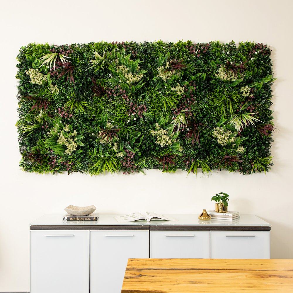 20in. x 20in. UV Resistant Corfu Island Artificial Living Wall Panels - Set of 3. Picture 9