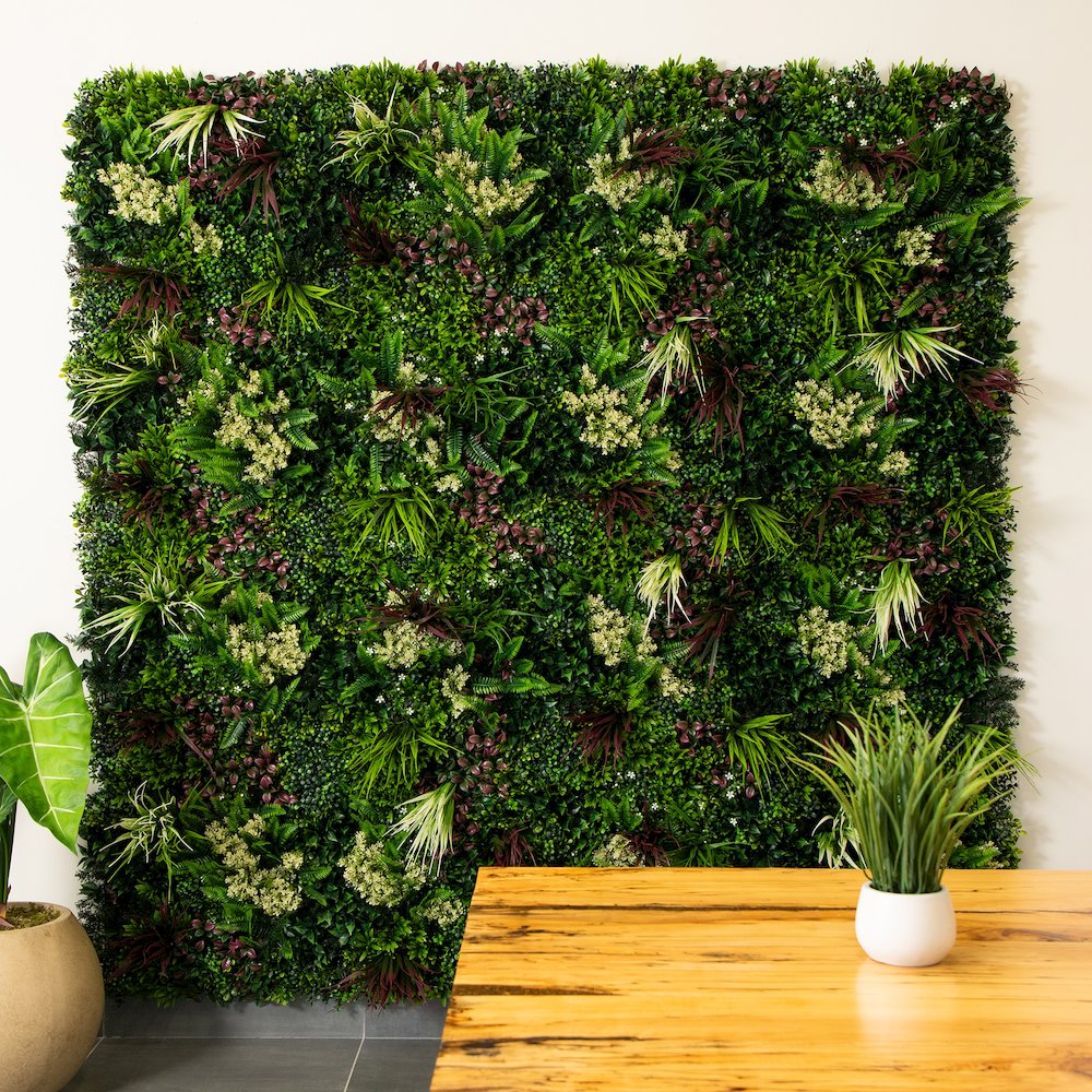 20in. x 20in. UV Resistant Corfu Island Artificial Living Wall Panels - Set of 3. Picture 10