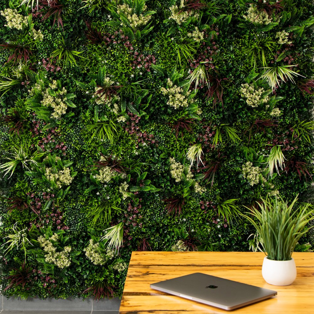20in. x 20in. UV Resistant Corfu Island Artificial Living Wall Panels - Set of 3. Picture 12