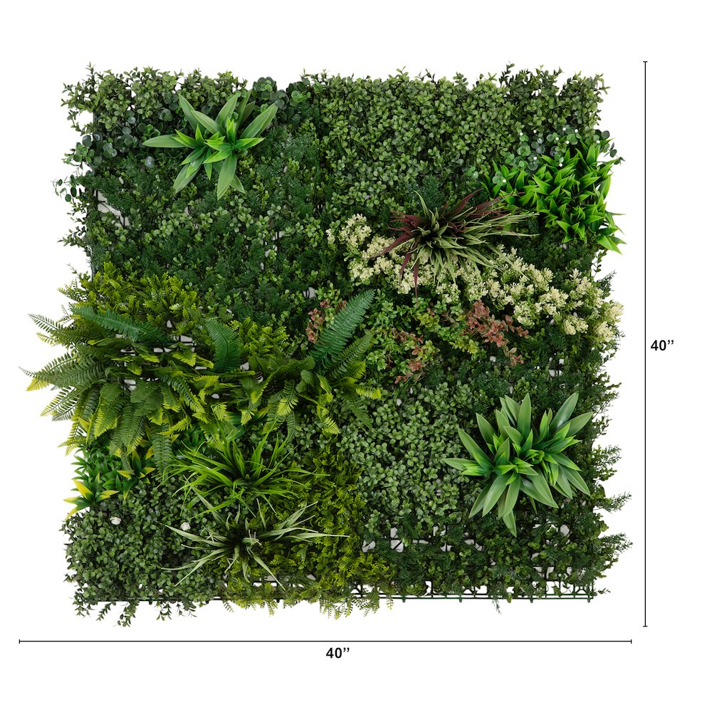 40in. x 40in. UV Resistant Madagascar Forest Artificial Living Wall Panel. Picture 2