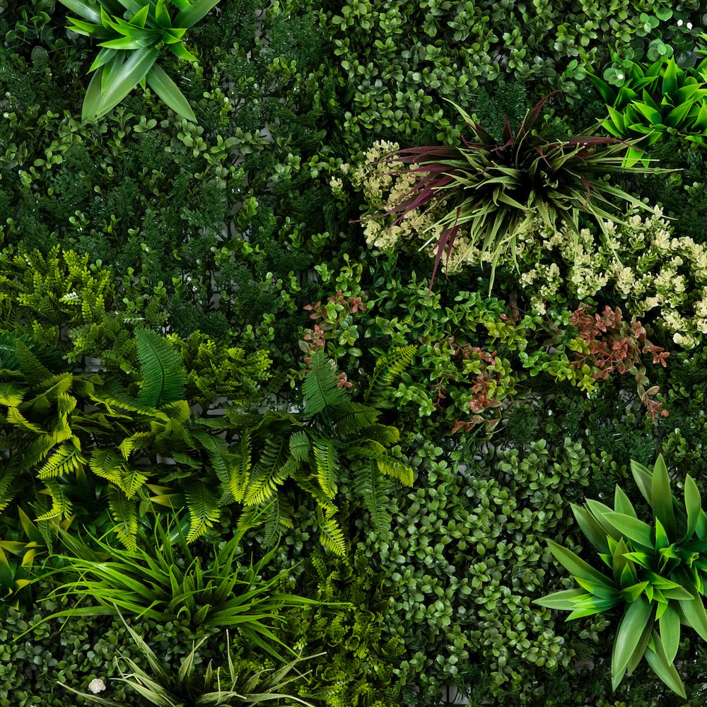 40in. x 40in. UV Resistant Madagascar Forest Artificial Living Wall Panel. Picture 3