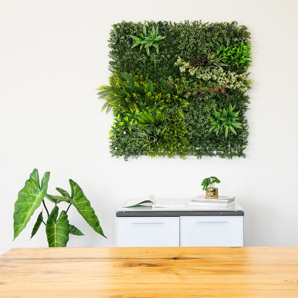 40in. x 40in. UV Resistant Madagascar Forest Artificial Living Wall Panel. Picture 8