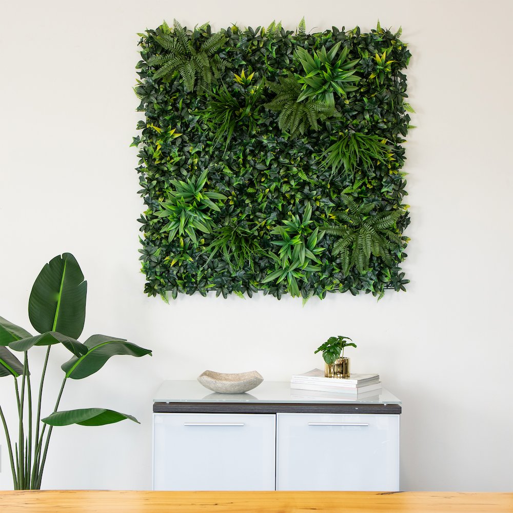 40in. x 40in. UV Resistant Andean Cloud Forest Artificial Living Wall Panel. Picture 9