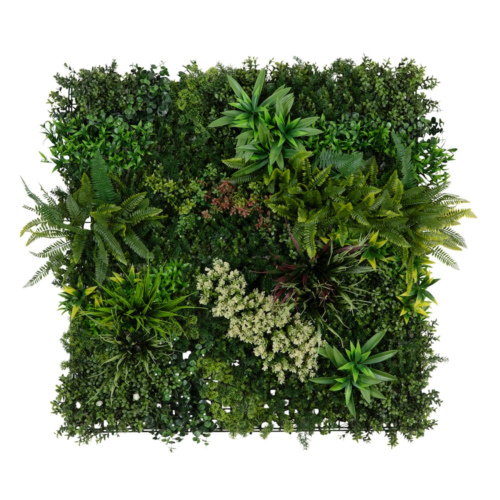 40in. x 40in. UV Resistant Amazon Rainforest Artificial Living Wall Panel. Picture 1